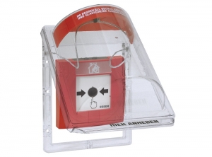 CARCASA PROTECTOARE BUTON INCENDIU, TEXT GERMANA