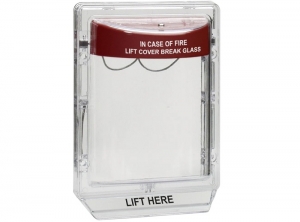 CARCASA PROTECTOARE BUTON INCENDIU, TEXT ENGLEZA