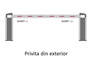 BARIERA AUTO STANGA, BRAT TELESCOPIC 3.6-6M