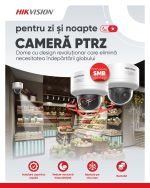 CAMERA IP DOME PTRZ 8MP IR 40M 2.8-12MM MIC