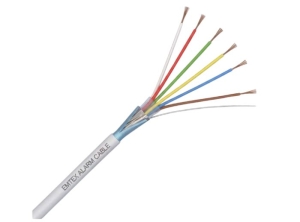 CABLU ALARMA 6 X 0.22, CUPRU, MANTA PVC, ROLA 100M