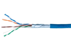 CABLU F/UTP CAT.5E 4X2XAWG24/1 LS0H ECA ALBASTRU