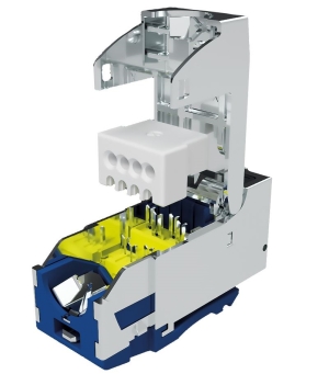 MODUL S-JACK RJ45 ECRANAT, CAT.6A 10GB (SFB), 24 B