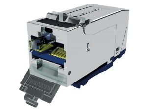 MODUL S-JACK RJ45 ECRANAT, CAT.6A 10GB (SFB), 24 B