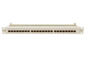 PATCHPANEL 19 INCH CAT.6 ECRANAT 24 X RJ45G