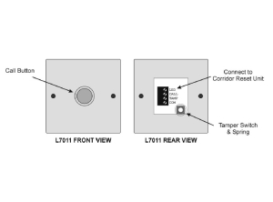 BUTON APELARE DIN CELULA, INOX