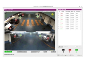 MOTOR PARKING PLACE DETECTOR