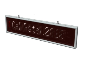 DISPLAY IP PENTRU CORIDOR, CU 12 CARACTERE