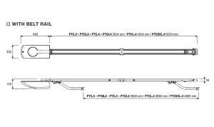 SINA PREASAMBLATA DIN 2 BUC. PENTRU MOTOR GARAJ