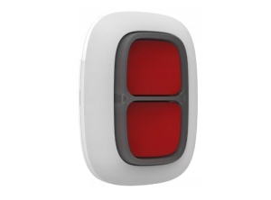 BUTON DUBLU DE ALARMA, WIRELESS, GRADE 3, ALB