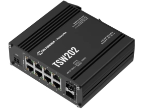 TSW202 - SWITCH POE+ MANAGED, 8 PORTURI GBE, 2 POR