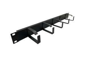ORGANIZATOR ORIZONTAL DE CABLURI, CU INELE, 1U
